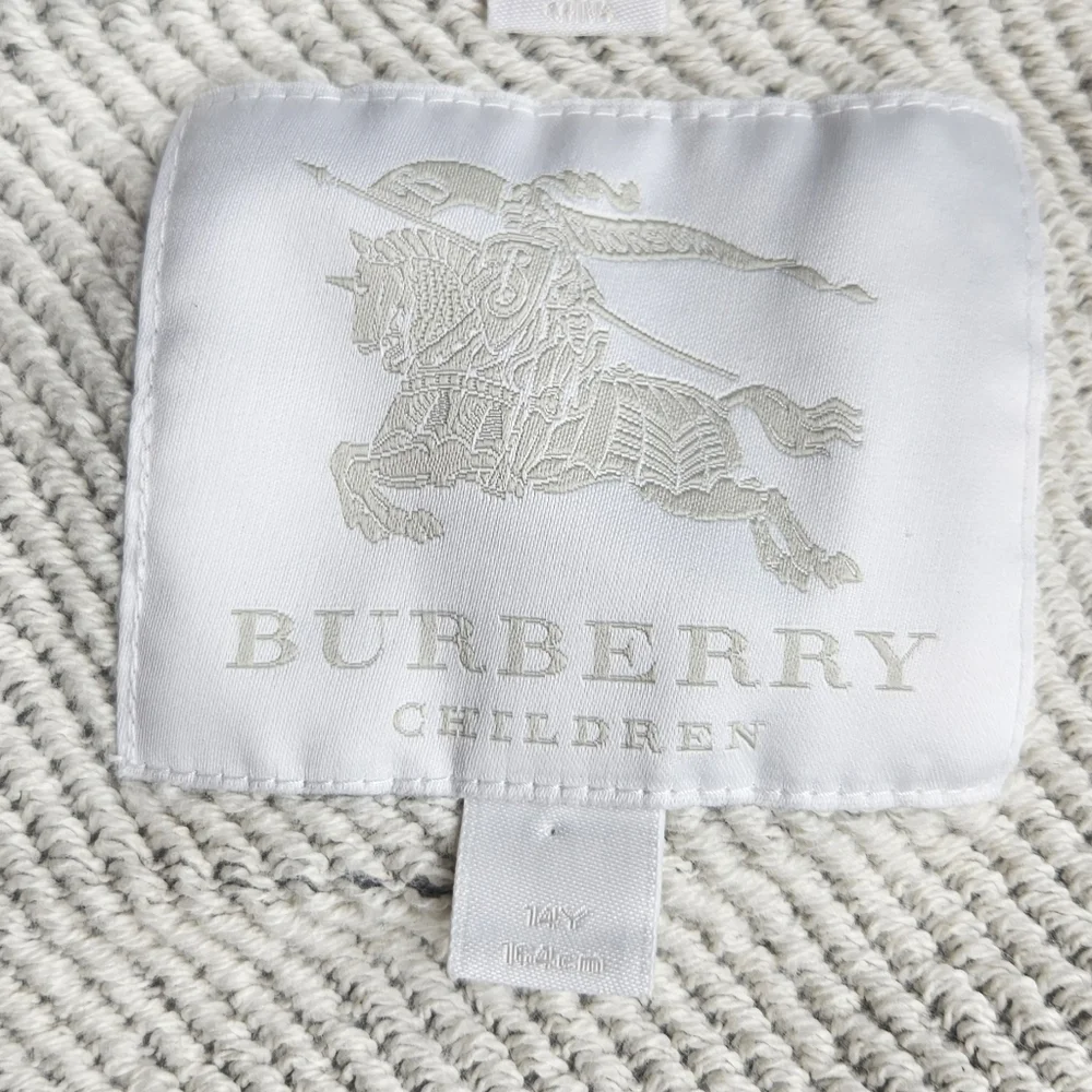 Burberry Children Quilted Bomber Jacket Oliver Green Full Zipper - Picture 5 of 16